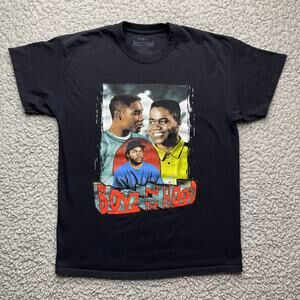 Boyz N The Hood Graphic Shirt Mens Large Black Short Sleeve Retro Movie LA